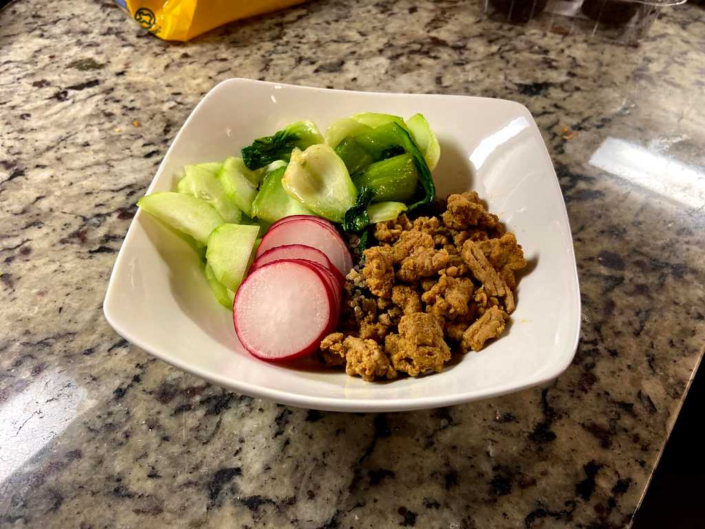 Ground turkey with vegetables