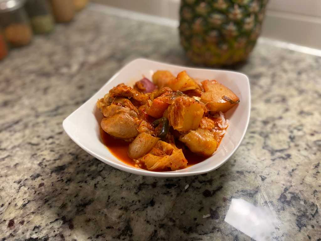 Spicy chicken stew