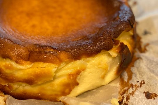 Basque Burnt Cheesecake - Baking Adventures - Featured image