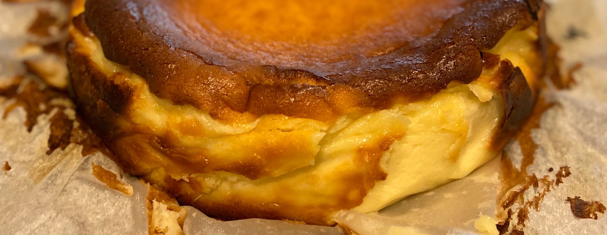 Basque Burnt Cheesecake - Baking Adventures - Featured image