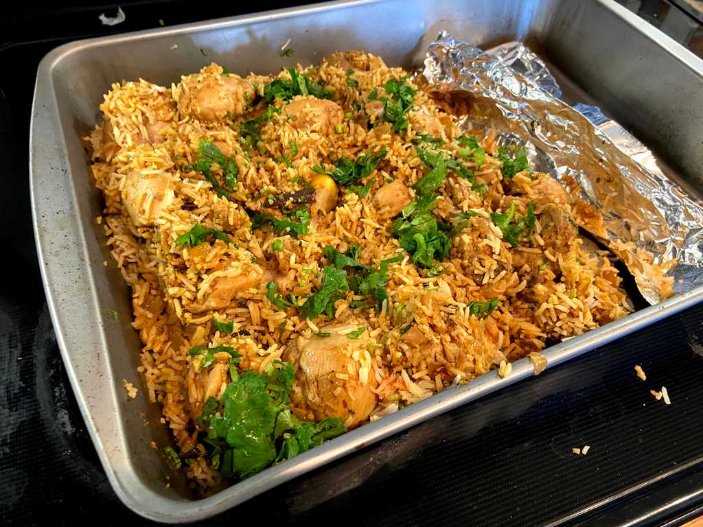 Chicken biriyani