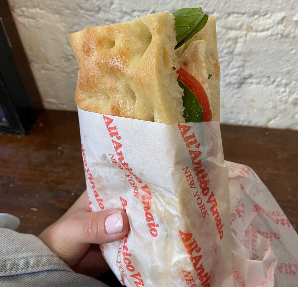 Caprese sandwich